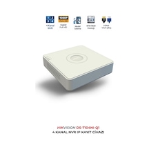 Ds-7104nı-q1 4 Kanal Nvr 6mp Canlı İzleme Destekli