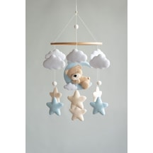 Müzikli Bebek Beşiği Dönencesi Erkek Bebek