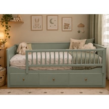 Ata-mer Wood Products 150x50 Yeşil Hemnes Divan Bariyer, Trabzan, Korkuluk