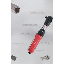 Gaptools Professıonal 1/2 Havalı Cırcır Kolu - Gpc 1201