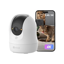 4k Wifi Kapalı Kamera Kablolu, 360 , Çağrı Düğmesi, Renkli Gece Görüşü, İki Yönlü Ses, İnsan/e