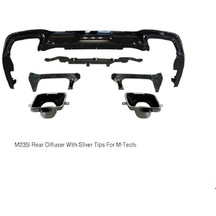 Arka Difüzör Seti M235i Kare Egzozlu F44 2020-