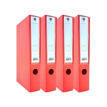 Sarbag Sert Plastik Arşiv Kutusu 24x32x6 Cm 4 Adet Kırmızı