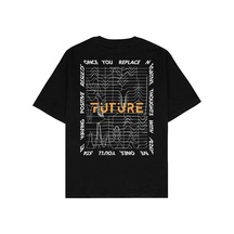 Startmore Adrift Future Siyah Oversize Unisex T-shirt Siyah