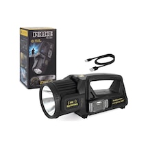 Ps-384 Şarjlı Güneş Enerjili Spot Fener Güçlü Led Aydınlatma Powerbank Özellikli