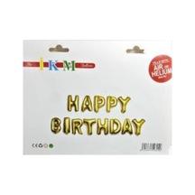 Happy Bırthday Gold Folyo Balon A