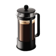 Tr 1783-01 Kenya Kahve Hazırlayıcı French Press System, Bulaşık Makinesinde Yıkanabilir, 0,35 Litre Siyah, 3 Fin Diğer
