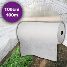 100 CM X 100M Agril Isı Don Perdesi - Zirai Don Kırağı Örtü 17Gr Ka