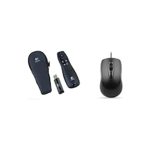 Logitech R400 Kablosuz Sunum Kumandası + Mouse