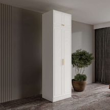 Guneystore Milas Gold 2 Kapaklı Komple Mdf Yüklüklü Gardırop