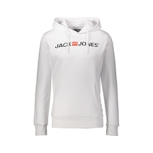 Jack & Jones Jack Jones Erkek Sweatshirt 12137054 Whıte 479338 Beyaz