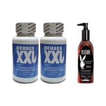 Rekze Member Xxl Erkeklere Özel 60li 2 Adet Playboy 120 Ml Masaj Yağı
