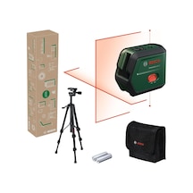 Home And Garden Universallevel 2 Çapraz Çizgi Lazeri Set Tripod, 2 X Pil Aa , Yumuşak Saklama Çantası İle