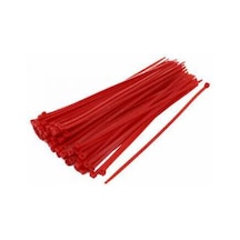Tek-iş Kablo Bağı Cırt Kelepçe 200 Mm X 2.5 Mm Kırmızı 20 Adet