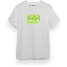 Nct Neo Culture Technology Letter Logo Beyaz Kısa Kol Erkek Tshirt 001