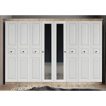 Sementa Membran 8 Kapaklı Gardırop Montaj Dahil Meşe-byz 280 Cm