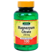 Vitapol Magnezyum Sitrat B6 100 Tablet Magnesium Citrate