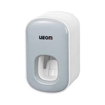 Gri Otomatik Diş Macunu Dispenseri Tutucu Duvara Monte Sıkacağı Diş Macunu Çocuklar Ev Banyo Aksesuarları Için Gri