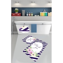 Thank You 2 Li Set Banyo Halısı Paspas Çok Renkli