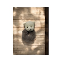 Ayıcıklı Peluş Simit Lastik Toka Vizon - 673852555 Vizon