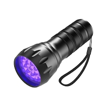 Valkyrie 21 Led 1. Kalite 395nm Güneş Işığı Ultraviyole Uv El Feneri - Blacklight - Çok Amaçlı Siyah