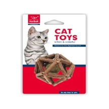 Nunbell Matatabi Catnip Top 7 Cm Doğal Gümüş Asma Çubuklu Kedi Otlu Kedi Oyuncağı