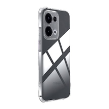 Oppo A6 Pro 4g Uyumlu Lüx Şeffaf Silikon - Şeffaf