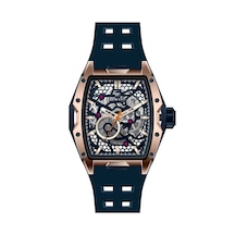 Rd331031 Silikon Kordon Otomatik Kol Saati Lacivert - Rose Gold