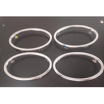 Focus Kalorifer Üfleyici Izgara Çerçevesi Takımı Krom Parlak 4 Ad N11.29