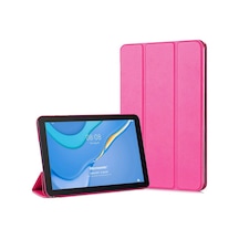 Huawei Matepad Se İçin Kılıf Slim Translucent Back Smart Cover Pembe Matepad Se İle Uyumlu Kılıf - Pembe