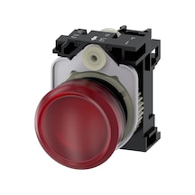 Siemens 3su1152-6aa20-1aa0 - 22mm Metal Kırmızı Komple Sinyal Lambası