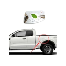Ford Ranger 2015 Sonrası Depo Kapağı Kaplama Krom