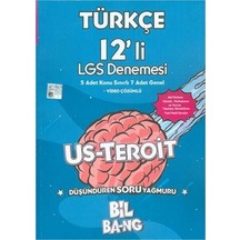 8. Sınıf Türkçe 12 Lİ LGS Deneme Bil Bang - Kültür Yayıncılık