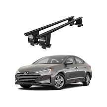 Royal Hyundai Elantra 2016-2020 Uyumlu Siyah Ara Atkı Port Bagaj Tavan Barı