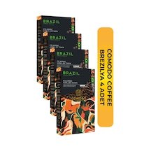 Comodo Coffee Brezilya Çekirdek Kahve 4 x 250 G