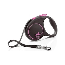 Flexi Black Design S Beden Pembe 5mt Şerit Tasma Diğer