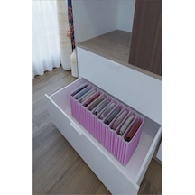 11 Bölmeli Dolap Ve Çekmece Içi Düzenleyici Akordiyon Organizer M-00500 6 Adet Çok Renkli