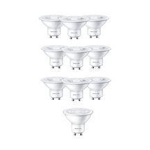 Philips 4,7W - 50W GU10 Led Ampul Sarı Işık (10 ADET)