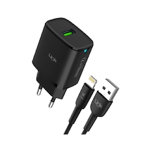 Linktech C302 12w Auto Id Lightning Kablolu Şarj Aleti Set