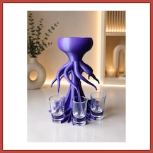 Bezos 3d Baskı Ahtapot Shot Dispenser - Eğlenceli Bardak Dağıtıcı Ve Masaüstü Sunum Aparatı Erdotıca