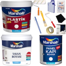 Marshall Plastik Mat Silinebilir Iç Duvar Boyası 15Lt+Tavanboyası (404267183)