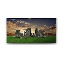 Stonehenge Taşları Tablosu - 160x80cm 7/8 Yaş