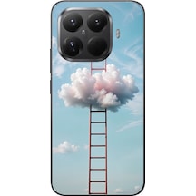 Xiaomi Mi 15t Pro Uyumlu Buluta Çıkan Merdiven Baskılı Silikon Kılıf Renkli