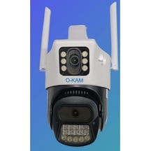 O-kam Pro 6015 6mp Dual Lens Wi-fi Ptz Camera