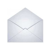 Mektup Zarfı - Para Zarfı - Takı Zarfı 11,4x16,2cm-100 Adet Beyaz Silikonlu 70gr Kağıt