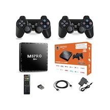 2025 M8 Pro Mini 4k 64g 10000 Retro Video Oyun Konsolu 2.4g Wilress M8 Pro 1 Adet
