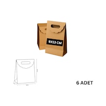 El Geçme Kraft Çanta, Hediye, Alışveriş, Butik, Parti Ve Paketlem