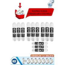 Kapalı Kasa Su Arıtma Cihazı Filtresi Inline 2 Yıllık Bakım Seti Membransız Set-
