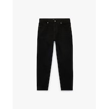 Koton Normal Bel Beş Cepli Pamuklu Tapered Jean Pantolon - Joe Jean Siyah 7wam40451nd