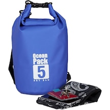 Skatinger Lethe Boards Ocean Pack Mavi 5 L Su Geçirmez Yüzen Çanta